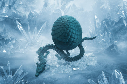 Flexi Dragon With Egg