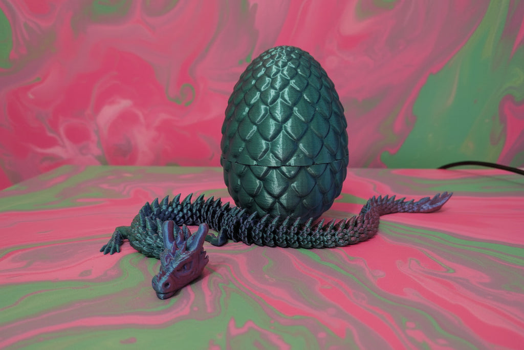 Flexi Dragon With Egg