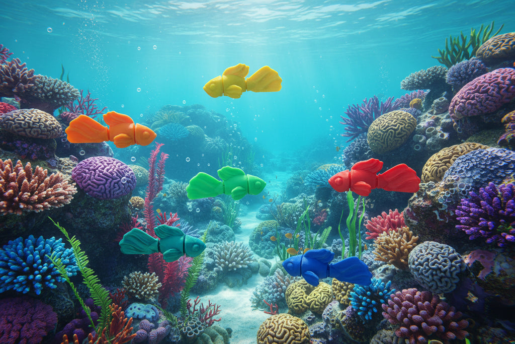 Mini Arculated Flexi Fish