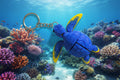 Flexi Turtle Keychain