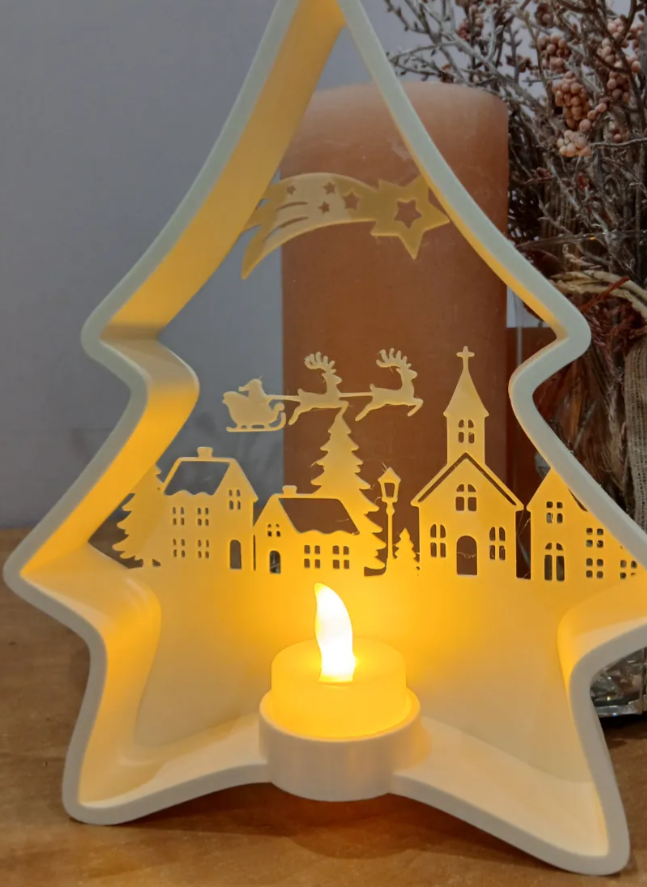 Christmas Tree Candle Light-Up
