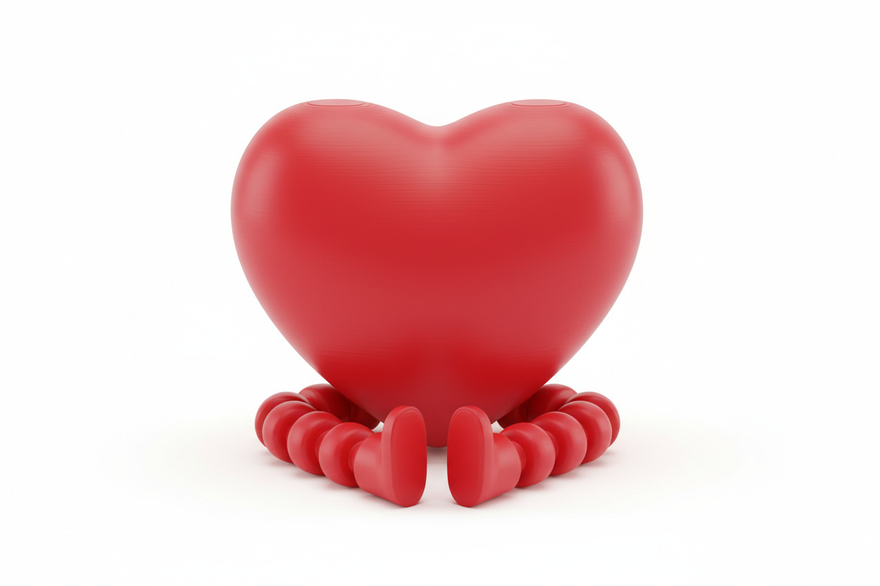 Articulated Flexi Heart [Valentines Day]